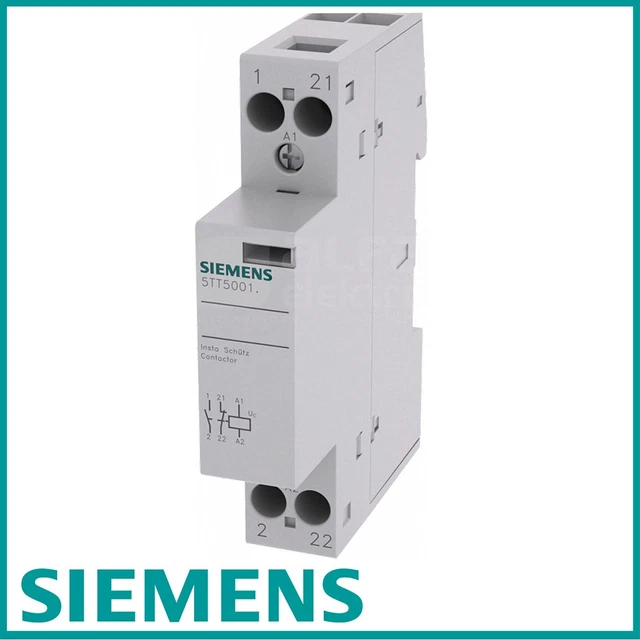 INSTALLATION SCHÜTZ SENTRON mit 2 Schließern AC 230V 25A 5TT5810-0 ...