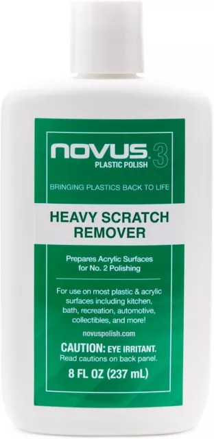 Novus #2 Fine Scratch Remover Polish Cleaner, 8oz. Bottle