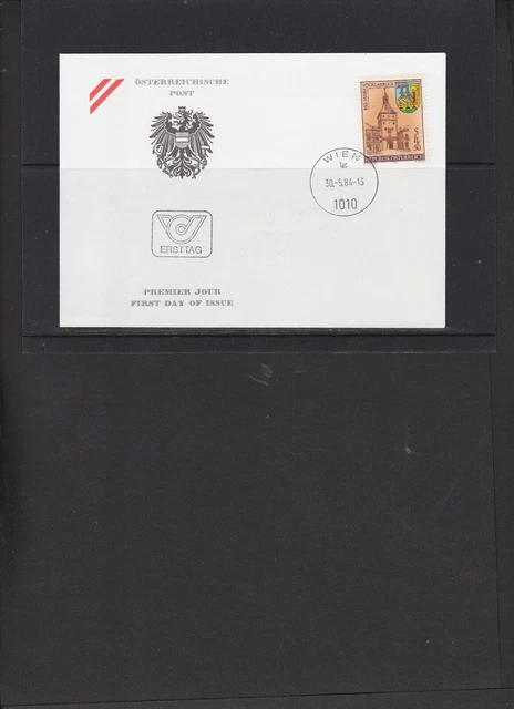Österreich-FDC " 850 Jahre Vöcklabruck 30.05.84 " Sonderstempel, siehe Scan