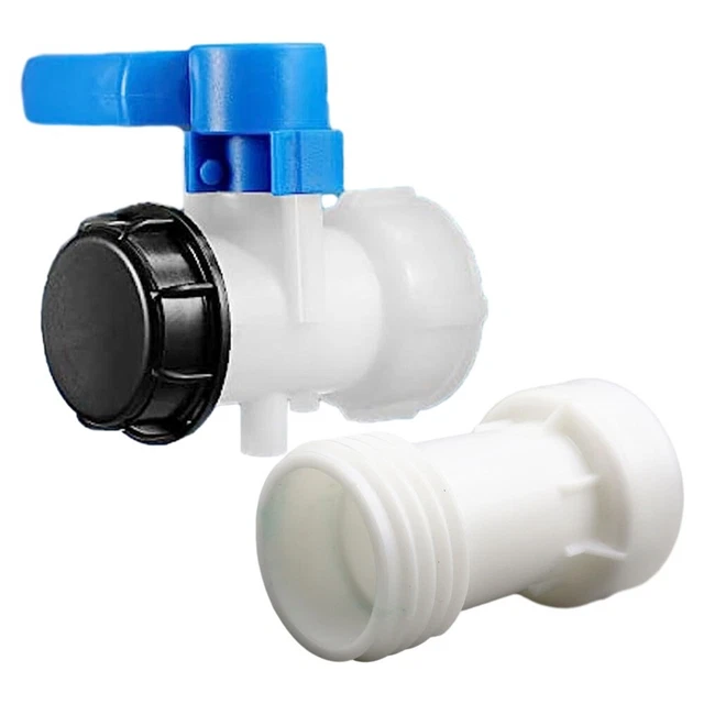 Oniissy Robinet De Sortie Inox/Cuivre Pour Bidon 200 L – Valve Huile/Eau + 3 Joints Toriques – Robinet Fileté DN50 Étanchéité Parfaite