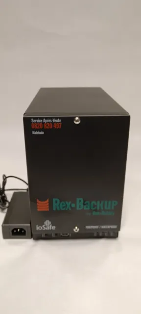 NAS sauvegarde ignifugé hydrofuge Rex-Backup DS218 + disque dur 2 x 1To