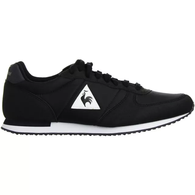 Le Coq Sportif  Onyx Nylon Lace-Up Black Synthetic Mens Trainers 1810317