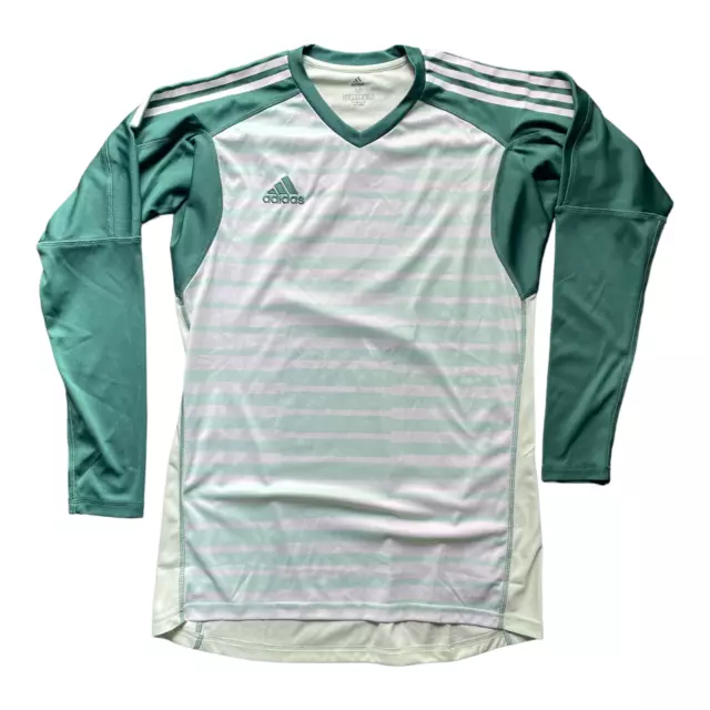 Adidas striped training Football Shirt Retro Vintage Soccer Jersey M