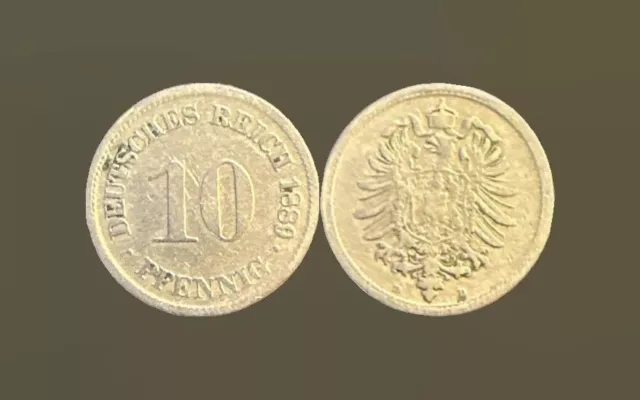 10 Pfennig 1899 D Deutsches Kaiserreich Wilhelm II.