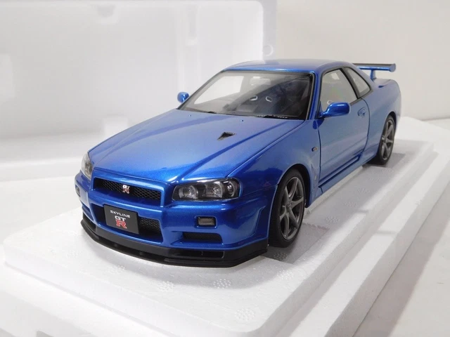 1:18 AUTOART NISSAN (R34) V - Spec II Black Pearl 2001 EUR 269,69