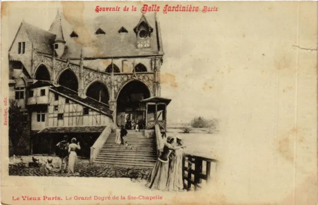 CPA PARIS EXPO 1900 - Le Vieux Paris Le Grand Degré de la Ste-Chapelle (306638)