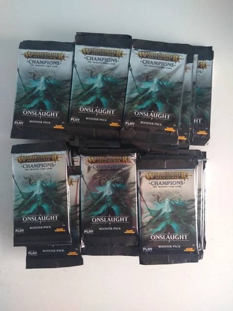 Warhammer Age Of Sigmar TCG Savagery Booster Box - Factory Sealed, 24 Packs, Decipher CCG Warhammer Age Of Sigmar TCG Savagery Booster Box - Factory Sealed, 24 Packs, Decipher CCG