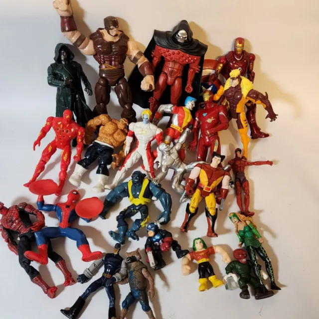 Huge Lot Marvel X-Men Figures Vintage Retro Toy Biz Set