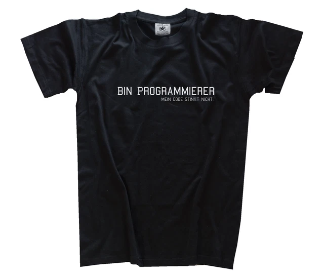 Bin Programmatore - Mio Code Puzzano Non Hacker Coder Computer T-Shirt S-3XL