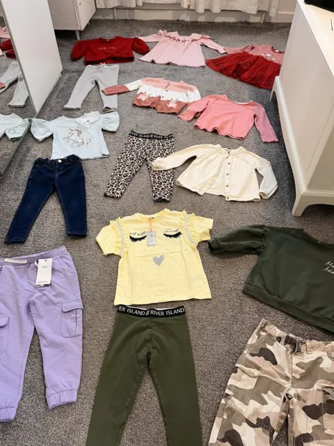 Bundle Girls Winter Clothes Age 2-3 Years River Island Next M&S