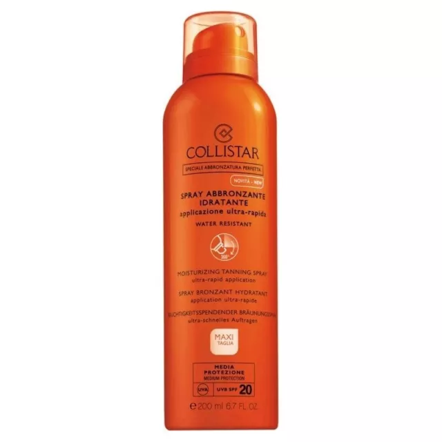 COLLISTAR Perfect Tanning Spray Application Ultra Rapid SPF 20 200 ml