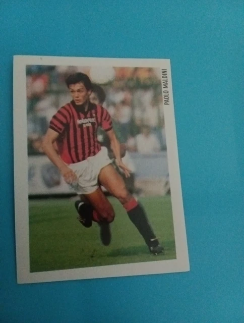 Vintage 1988-89 Panini Calciatori Sticker #205 Paolo Maldini (AC Milan) - Neuf Jamais Collé