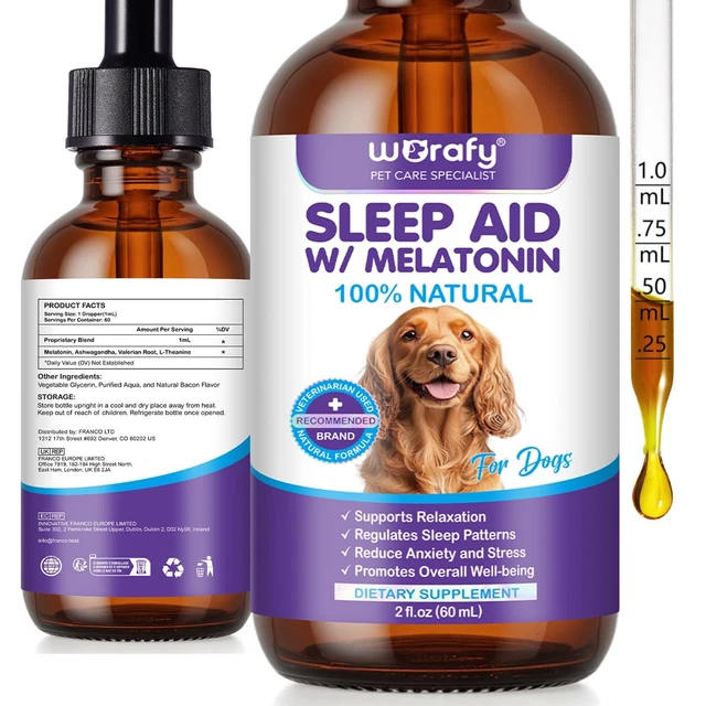 SLEEP AID FOR Dogs and Cats Relaxation and Stres Anxiety Relief and Sleep