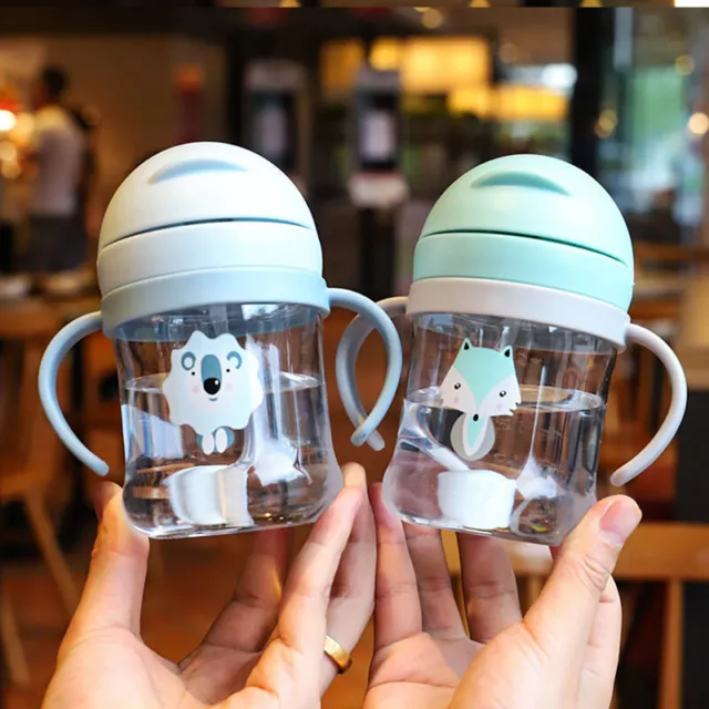 250 ml taza de agua para sorber bebé mango para niño aprender a alimentar biberón anti-asfixia_reino Unido