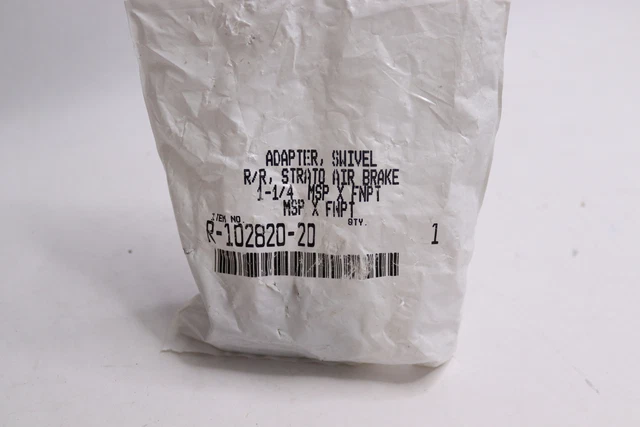 Value Collection Adapter Swivel R/R Strato Air Brake 1-1/4" MSP x FNPT