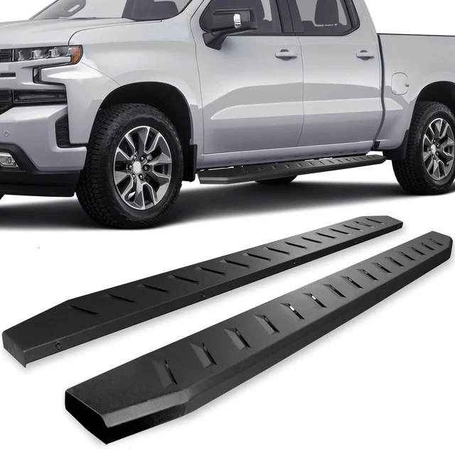 FIT 20192022 CHEVY Silverado 1500 Crew Cab 6" Black Raptor Side