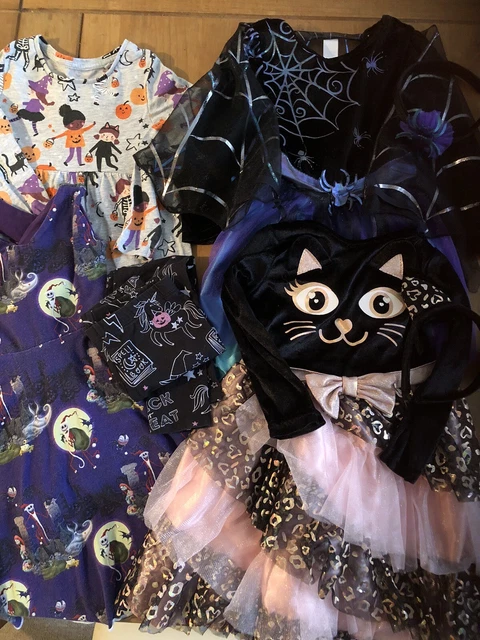 Fabulous Bundle Of Girls Halloween Clothes  Age 3-4 years Mostly By Tu