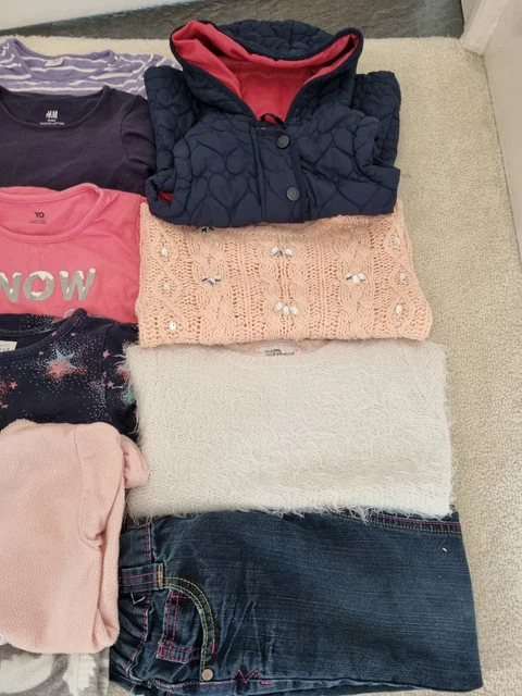 Girls Clothes Bundle Age 4-5 Years Gap, M&S,H&M, Mini Club, Primark 10 items 3