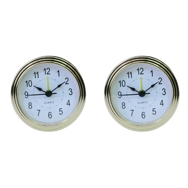 2x Sveglia da Scrivania Sveglia Decorativa Tavolo Sveglia