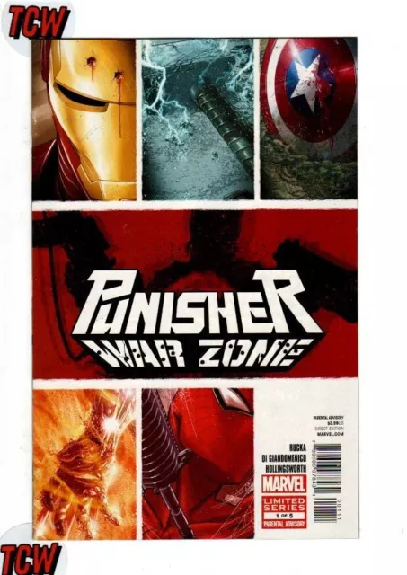 2012 Marvel Comics: Punisher War Zone #1 Comic Book.7@43