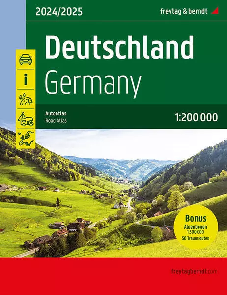 Deutschland, Autoatlas 1:200.000, 2024/2025, freytag & berndt | 2023 | deutsch