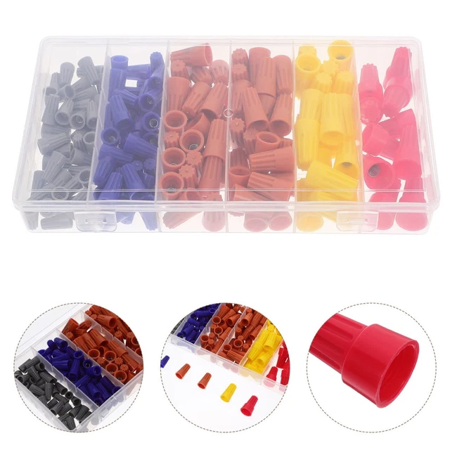 158 PCS ELECTRICAL Box Twist Nuts Caps Cable Kit Crimpers Wire ...