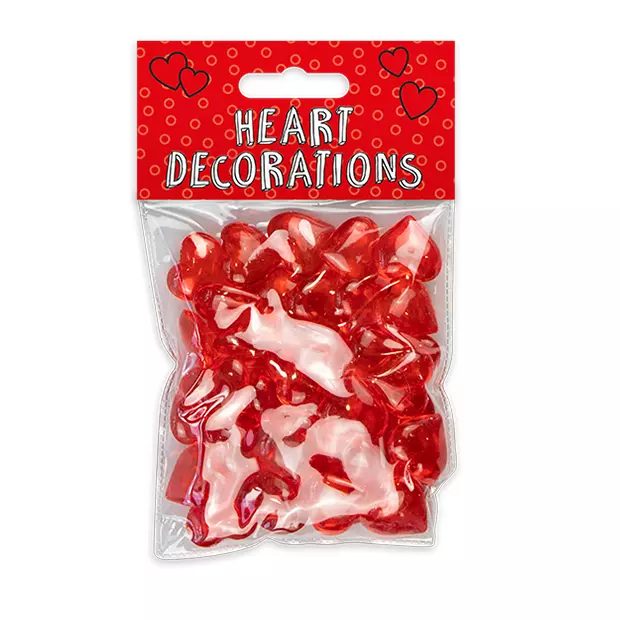 Valentines Day Acrylic Heart Crystals Gems Wedding Table Confetti Decoration UK