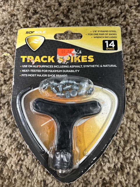 3/8” Needle Track & X-Country Spikes - Sof Sole 14 Spikes + Wrench Free Shipping