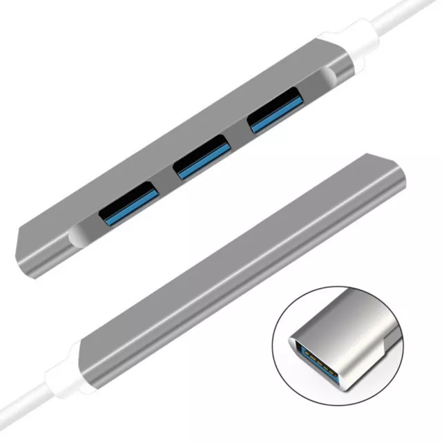 USB C HUB 3.0 Type C 4-Port Multi-Splitter OTG Adapter For Laptop Mac PC Android