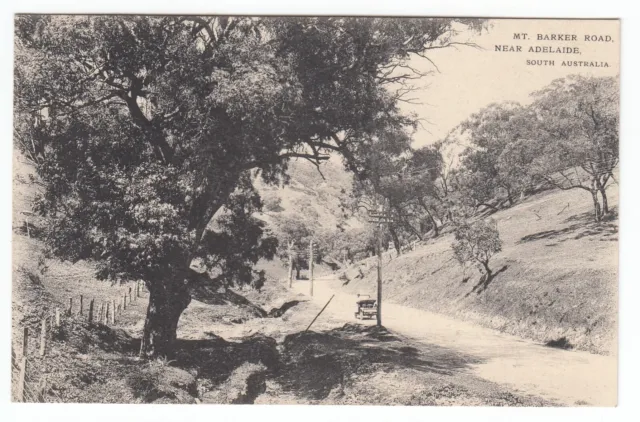 Mt Barker Road Near Adelaide OLD POSTCARD South Australia c1907