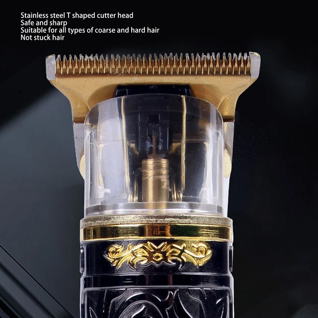 Professional Hair Clipper For Men Cordless Zero Gapped T- Trimmer With LCD