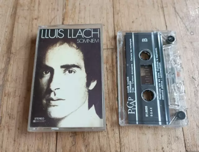 Luis Llach Somniem Cassette Audio Tape Spain Catalunya