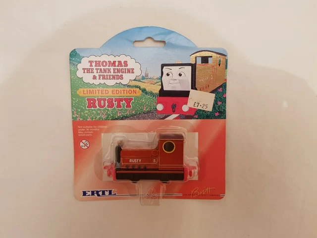 THOMAS TANK & Friends ERTL LIMITED EDITION METALLIC RUSTY TRAIN DIECAST ...