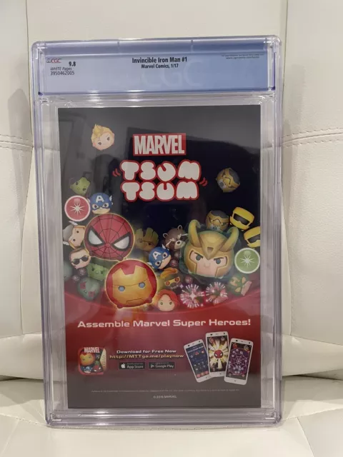 invincible iron man 1 cgc 9.8 2