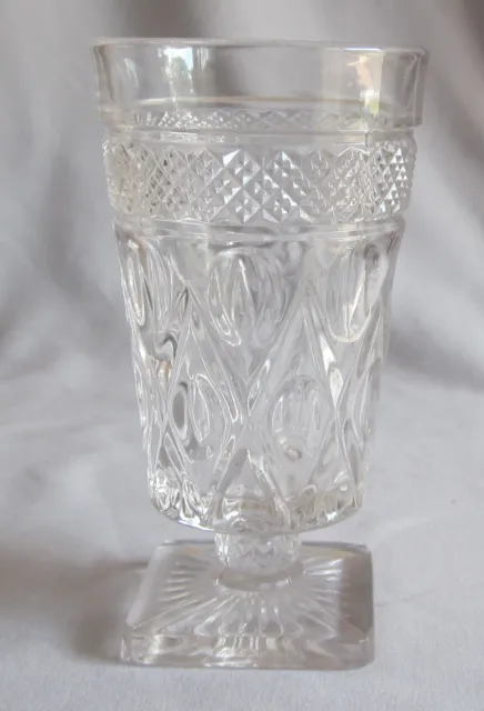 Iced Tea Goblet Imperial Glass Cape Cod Clear Stem 1602 6"
