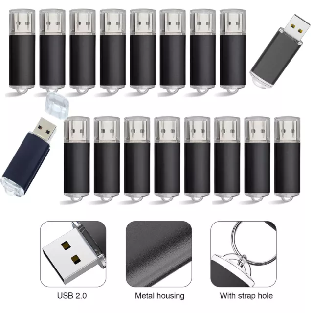 Lot Pack USB Sticks USB 2.0 Speicherstick Flash-Laufwerk USB Speicher 2GB 4GB