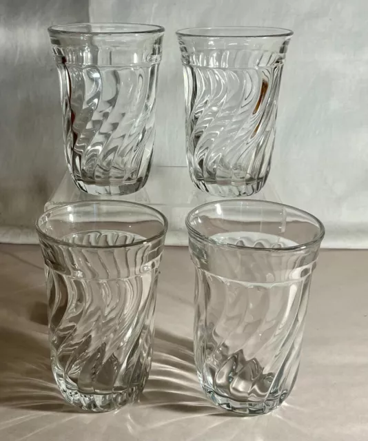 4 Fostoria Crystal Colony 4 7/8" 12 oz. Ice Tea Tumblers