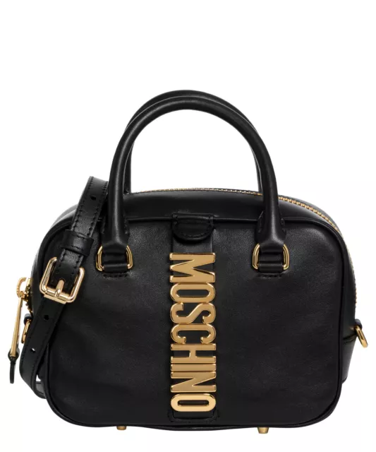 Moschino sac à main femme 322A742880080555 cuir petit intérieur doublure Black