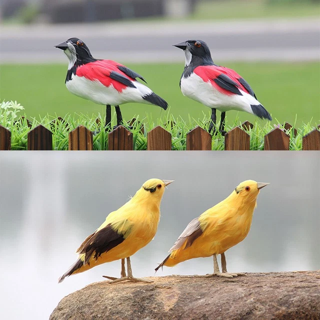 Vogel modell Pirol-Statuen Gelbe Vogel Ornament Realistische Tiers kulptur