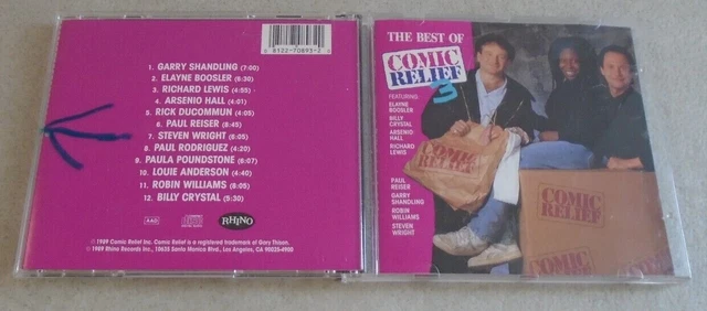 DIVERS THE BEST Of Comic Relief 3 1989 Cd Rhino Records R2 70893 Robin ...