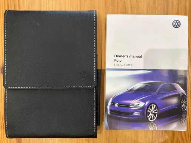 Volkswagen Polo Owners Handbook / Manual + Wallet Dated 07.2018