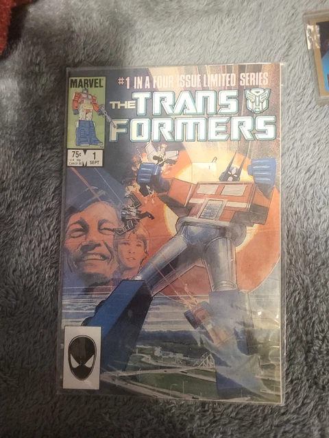 The Transformers #1 Comic book (Marvel, September 1984) (Non CGC)