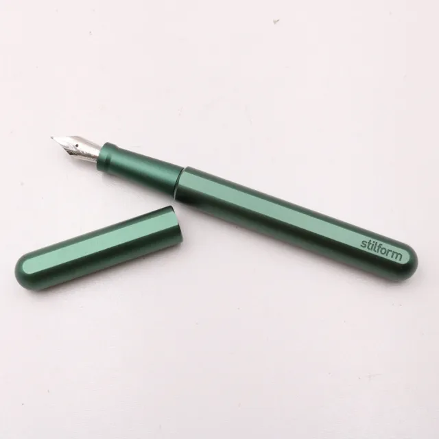 Stilform Füllfederhalter - Füller  Aluminium Aurora Green mit Bock Feder M