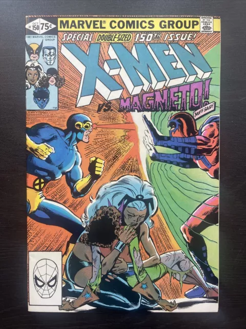 Marvel Comic Uncanny X-Men #150 Marvel 1981 X-Men Vs Magneto