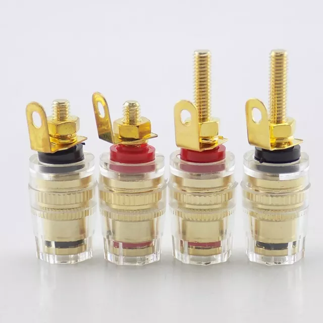 4mm Amplifier Speaker Terminal Binding Post Banana Plug Jack audio Connector