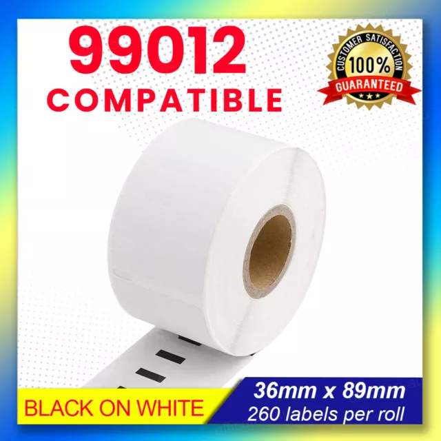 Dymo Compatible 99012 LabelWriter 450 Seiko Product Labels 36mm x 89mm SD99012