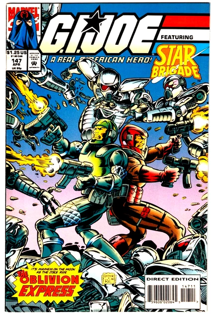 G.I. JOE #147 (VF/NM) STAR BRIGADE! Low Print Run 1994 Marvel "Oblivion Express"