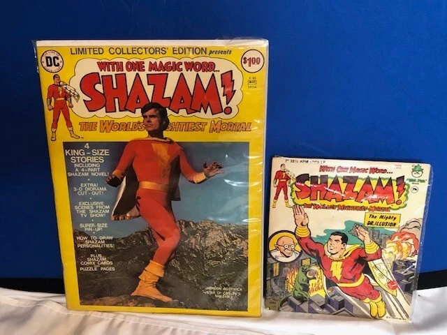 SHAZAM! Limited Collectors' Edition C-35 1975 Comic Novel & FREE RPM Little LP!