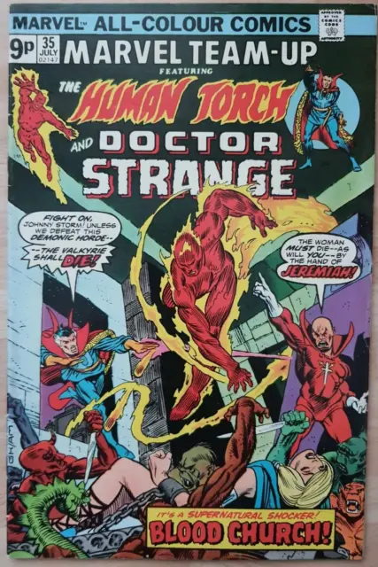 Marvel Team-Up Featuring The Human Torch and Doctor Strange #35 Marvel Comics