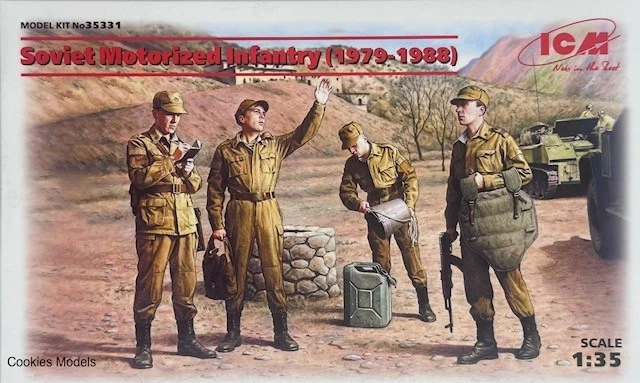 ICM ICM35331 Soviet Motorized Troops Miniatuur figuren